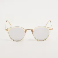 アイヴァン E-0505 プラスチック×メタル メガネ クリア