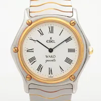 エベル SS QZ ホワイト文字盤