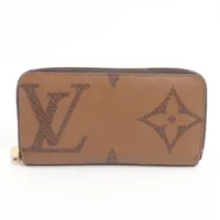 ルイ・ヴィトン モノグラム ジャイアント リバース ジッピーウォレット M67687 ラウンドジップウォレット キャメル×ブラック