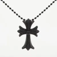 クロムハーツ スモールCHクロス ラバー ネックレス