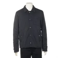 ヘルノ ナイロン 中綿ジャケット 50 ネイビー