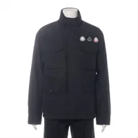 モンクレール ORUS コットン×ナイロン ダウンジャケット 24年 1 ブラック