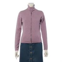 エルメス カシミヤ アンサンブル SM パープル