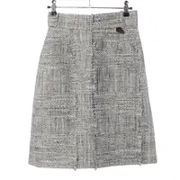 ルイ・ヴィトン コットン スカート 34 グレー