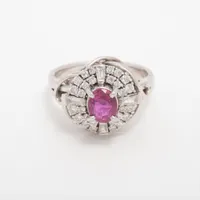 ノンブランド ルビー ダイヤ Pt900