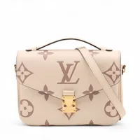 ルイ・ヴィトン モノグラム アンプラント ポシェット メティス MM M45596 ベージュ
