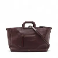 マルベリー シートン レザー 2WAYハンドバッグ エメラルドグリーン A