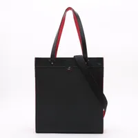 クリスチャンルブタン バッグデイモン キャンバス×レザー ショルダー