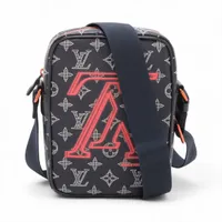 ルイ・ヴィトン モノグラムインク ダヌーブPM M43678 ネイビー