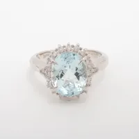 ノンブランド アクアマリン ダイヤ Pt900