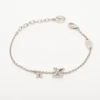 ルイ・ヴィトン ブレスレット LVアイコニック M02752 GP×ラインストーン ブレスレット TE5204 シルバー