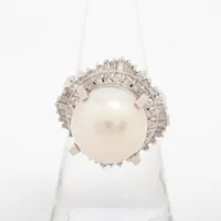 ノンブランド パール ダイヤ Pt900