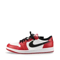 ナイキ AIR JORDAN 1 RETRO LOW OG レザー スニーカー 25AW 27.5cm ホワイト×レッド
