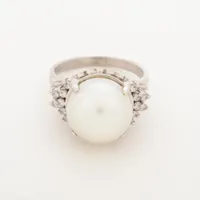 ノンブランド パール ダイヤ Pt900