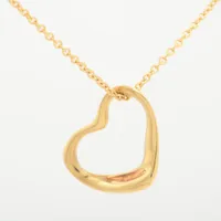 ティファニー オープンハート K18(YG)×18K(YG)