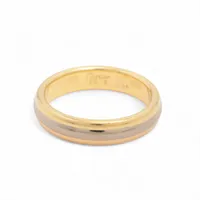 カルティエ スリーカラー 750(YG×PG×WG) 58