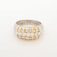 ノンブランド ダイヤ K18×Pt900