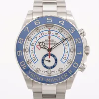 ロレックス ヨットマスターⅡ 116680 SS AT ホワイト文字盤