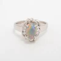 ノンブランド オパール ダイヤ Pt900