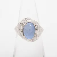 ノンブランド スターサファイア ダイヤ Pt850