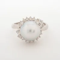 ノンブランド パール ダイヤ Pt900