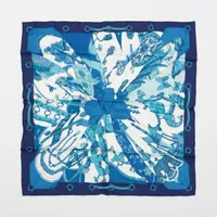 エルメス カレ90 VUE DU CARROSSE DE LA GALERE LA REALE クイーンの