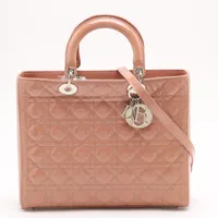 クリスチャンディオール レディディオール カナージュ レザー