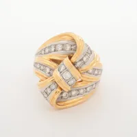 ノンブランド ダイヤ K18×Pt900