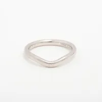 ティファニー カーブドバンド Pt950