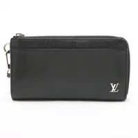 ルイ・ヴィトン タイガ ジッピードラゴンヌ M69409 ラウンドジップウォレット ブラック