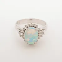 ノンブランド オパール ダイヤ Pt900