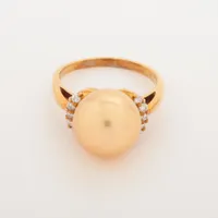 ノンブランド パール ダイヤ K18