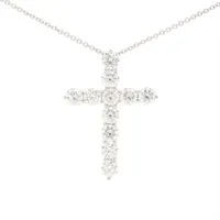 ティファニー ラージクロス ダイヤ Pt950