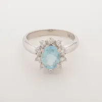 ノンブランド アクアマリン ダイヤ Pt900