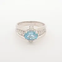 ノンブランド アクアマリン ダイヤ Pt900