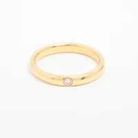 ハリーウィンストン ラウンド マリッジ 1P ダイヤ 750(YG)