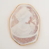 ノンブランド シェルカメオ K18