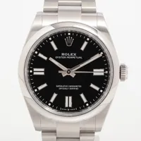 ロレックス オイスターパーペチュアル41 134300 SS AT ブラック文字盤