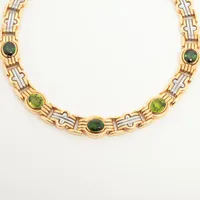 ブルガリ 色石 750(YG)×SS