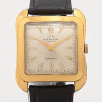 ジャンリシャール SS×社外革 AT シルバー文字盤