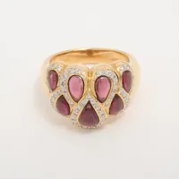 ノンブランド 色石 ダイヤ K18