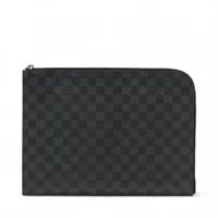 ルイ・ヴィトン ダミエ グラフィット ポシェット ジュール GM N41501 ブラック