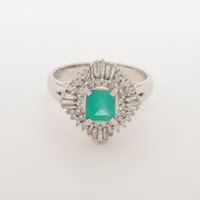 ノンブランド エメラルド ダイヤ Pt900