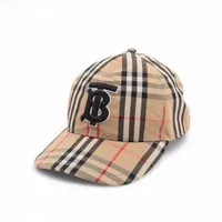 バーバリー TBロゴ コットン キャップ 59 ベージュ