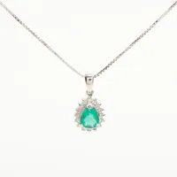 ノンブランド エメラルド ダイヤ Pt900×Pt850