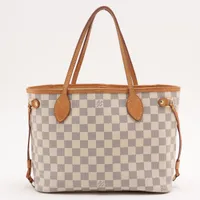 ルイ・ヴィトン ダミエ アズール ネヴァーフルPM N41362 ホワイト