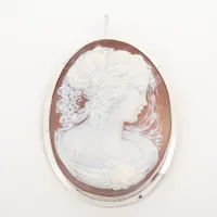 ノンブランド シェルカメオ 金性不明