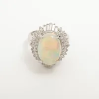 ノンブランド オパール ダイヤ Pt900