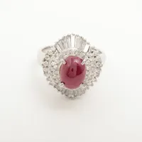 ノンブランド ルビー ダイヤ Pt900