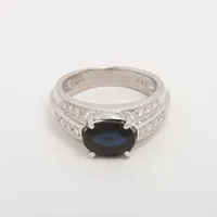 ノンブランド サファイア ダイヤ Pt900